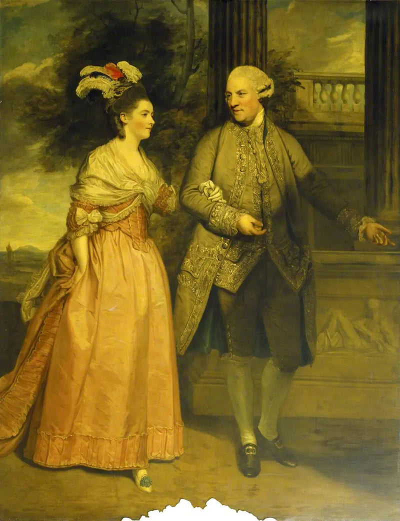 Генри Лофтус, первый граф Эли (1709–1783) и его жена Франсис Монро, графиня Эли (скончалась в 1821) - Джошуа Рейнольдс