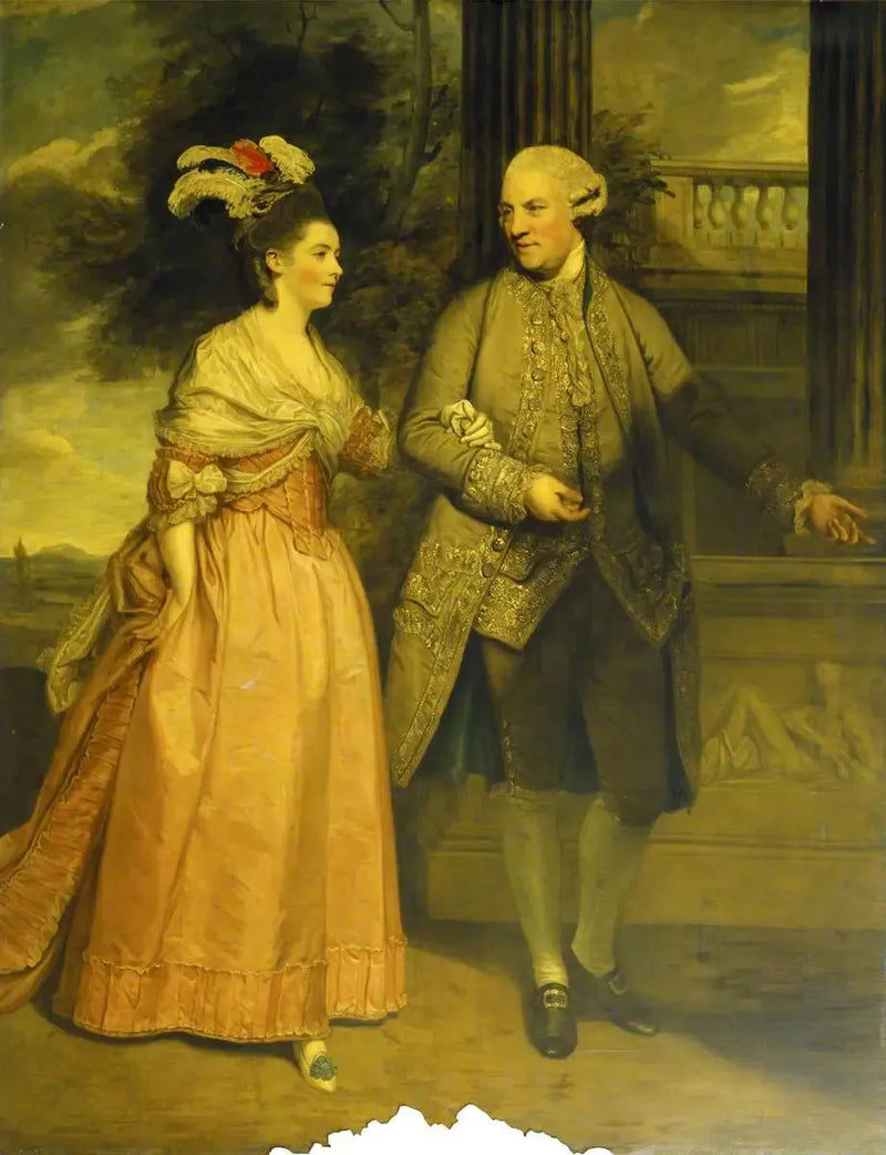 Генри Лофтус, первый граф Эли (1709–1783) и его жена Франсис Монро, графиня Эли (скончалась в 1821) - Джошуа Рейнольдс