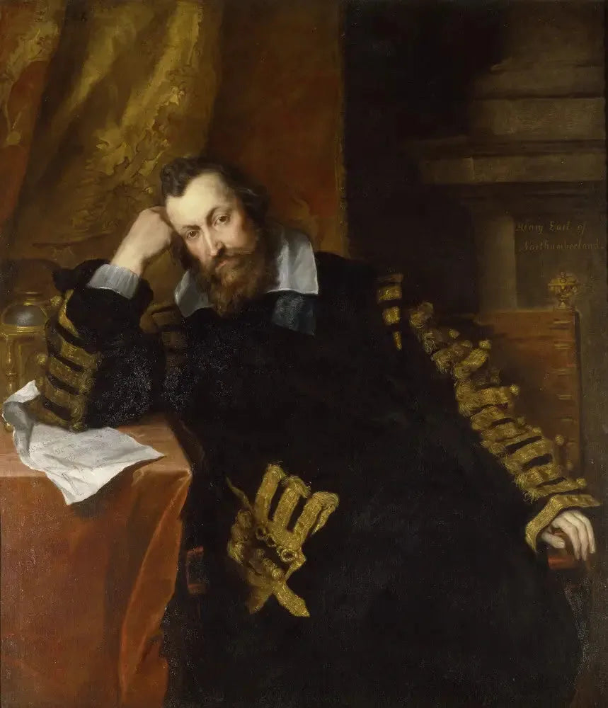 Генри Перси, 9-й граф Нортумберленд, KG (1564-1632), «Колдун граф» - Антуан ван Дейк