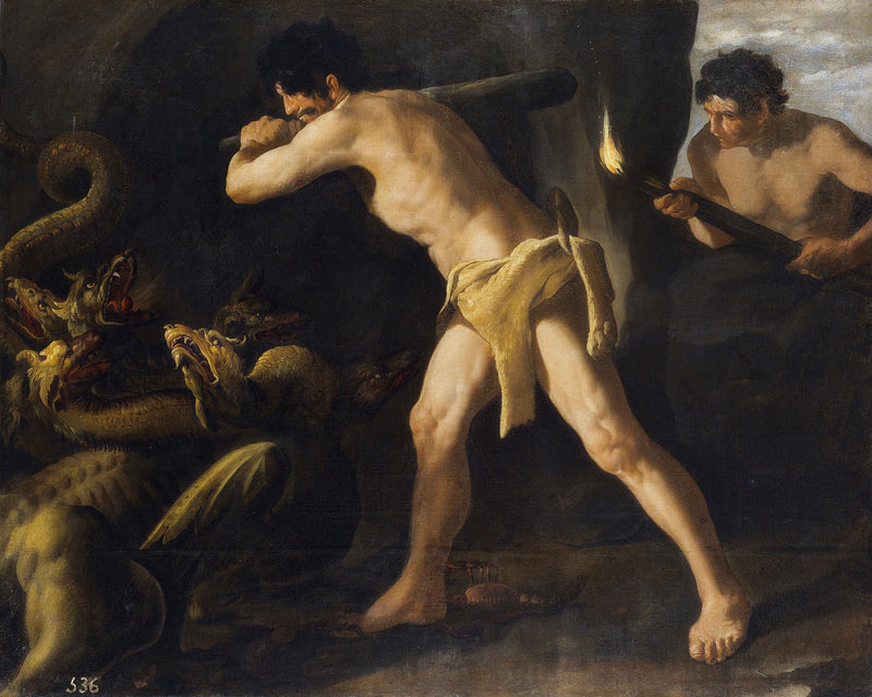 Геркулес и Гидра - Франсиско де Зурбаран
