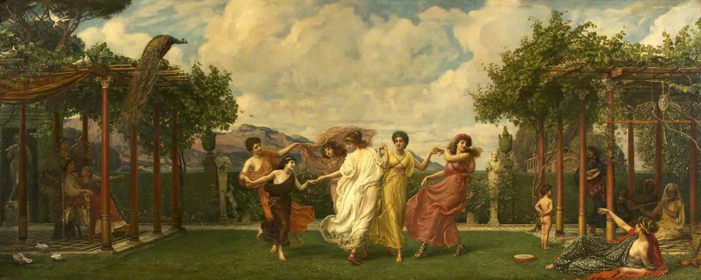 Heures Sérénas - Edward Poynter image 1 tableau peint à l’huile sur toile