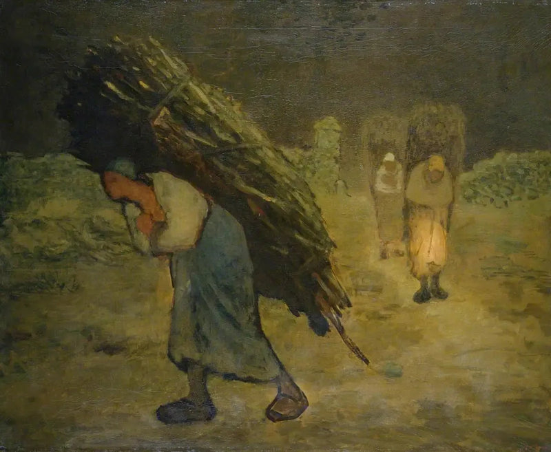 Зима, сборщики педиков - Жан-Франсуа Милле