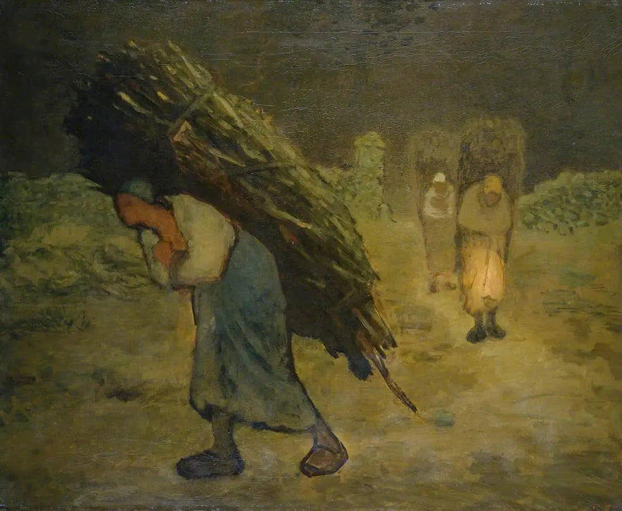 Зима, сборщики педиков - Жан-Франсуа Милле