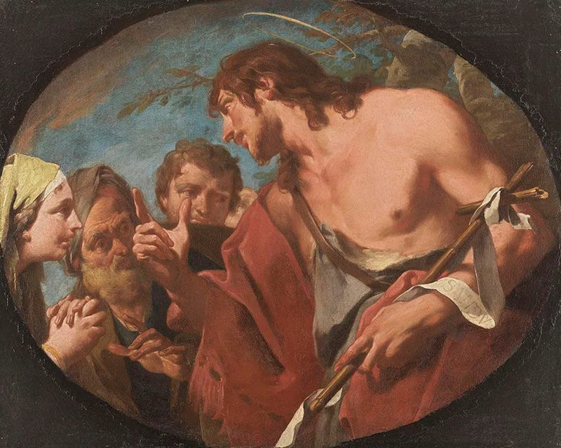 Проповедь Жан-Батиста - Giovanni Battista Pittoni