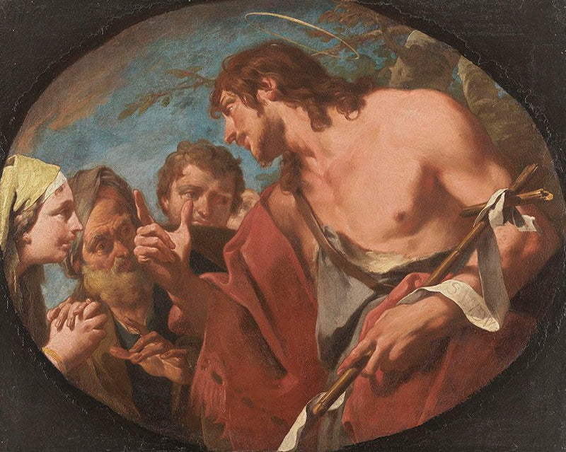 Проповедь Жан-Батиста - Giovanni Battista Pittoni