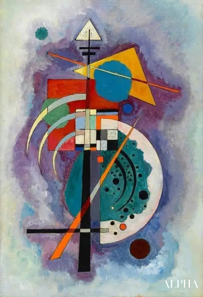 Hommage à Grohmann - Vassily Kandinsky - Reproductions de tableaux et peintures haut de gamme