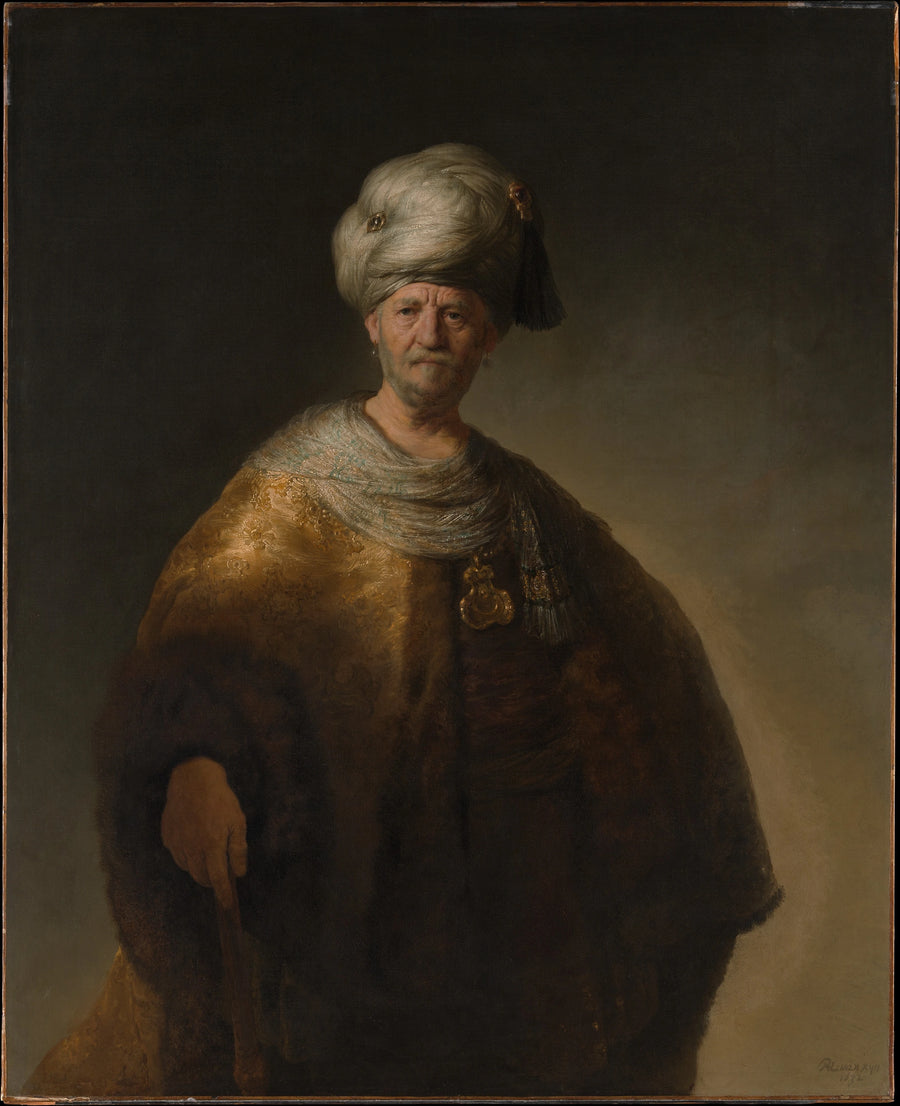 Homme au turban — Rembrandt, 1632, Metropolitan Museum of Art