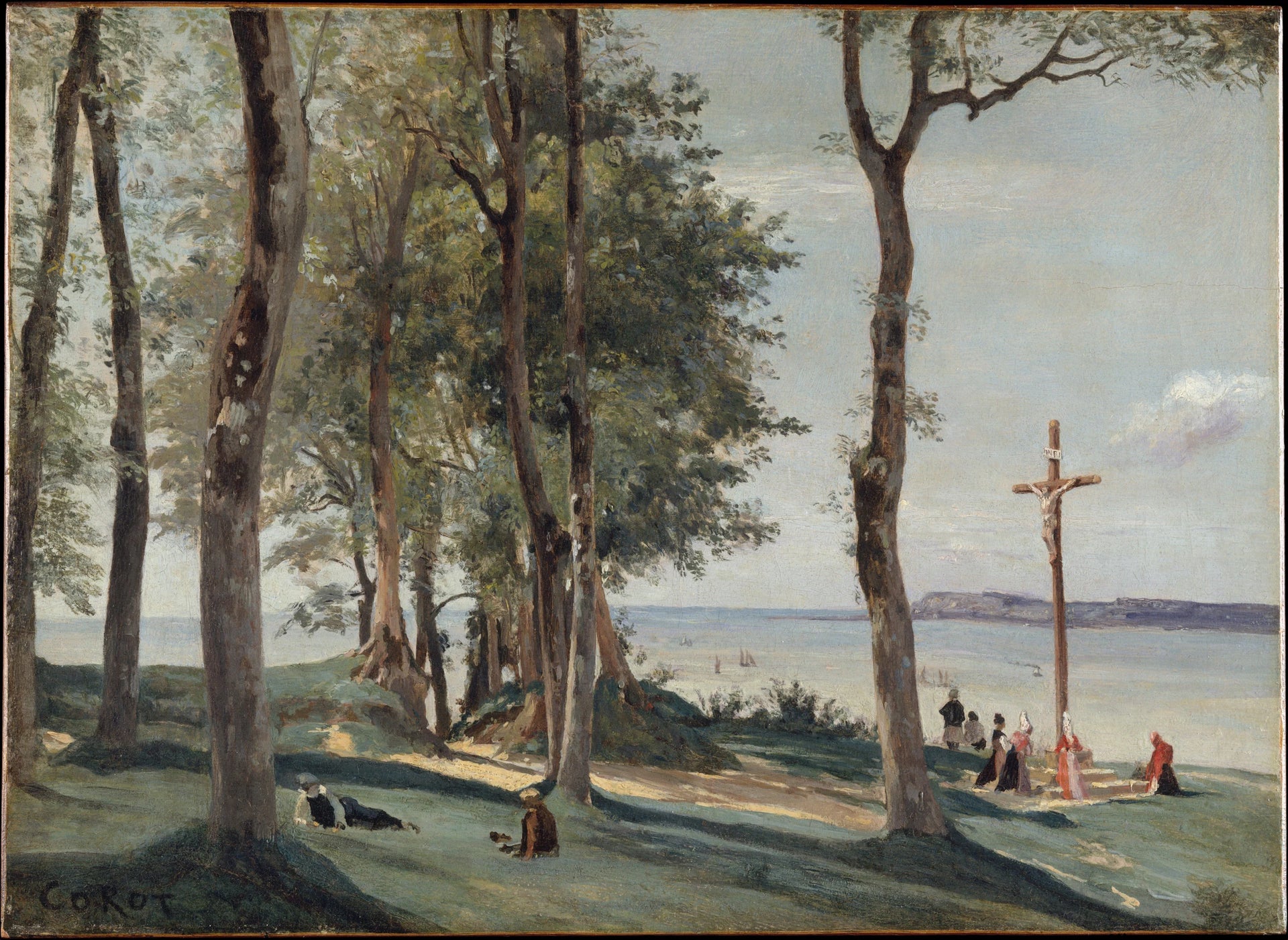 Honfleur : le Calvaire - Camille Corot