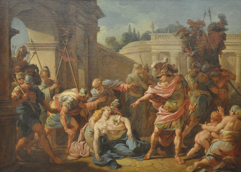 Horace только что ударил свою сестру - Луи Жан Франсуа Лагрене