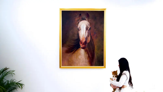 Horse – Somchai | 100 x 130 cm Reproductions de tableaux à la peinture à l’huile