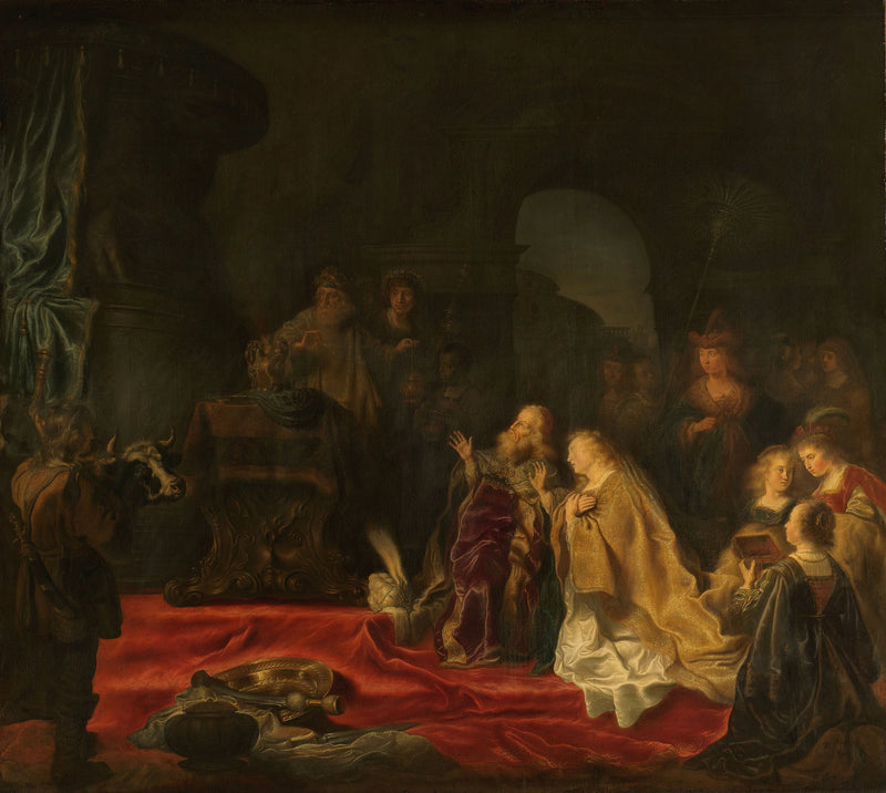L'idolâtrie du roi Salomon - Salomon Koninck