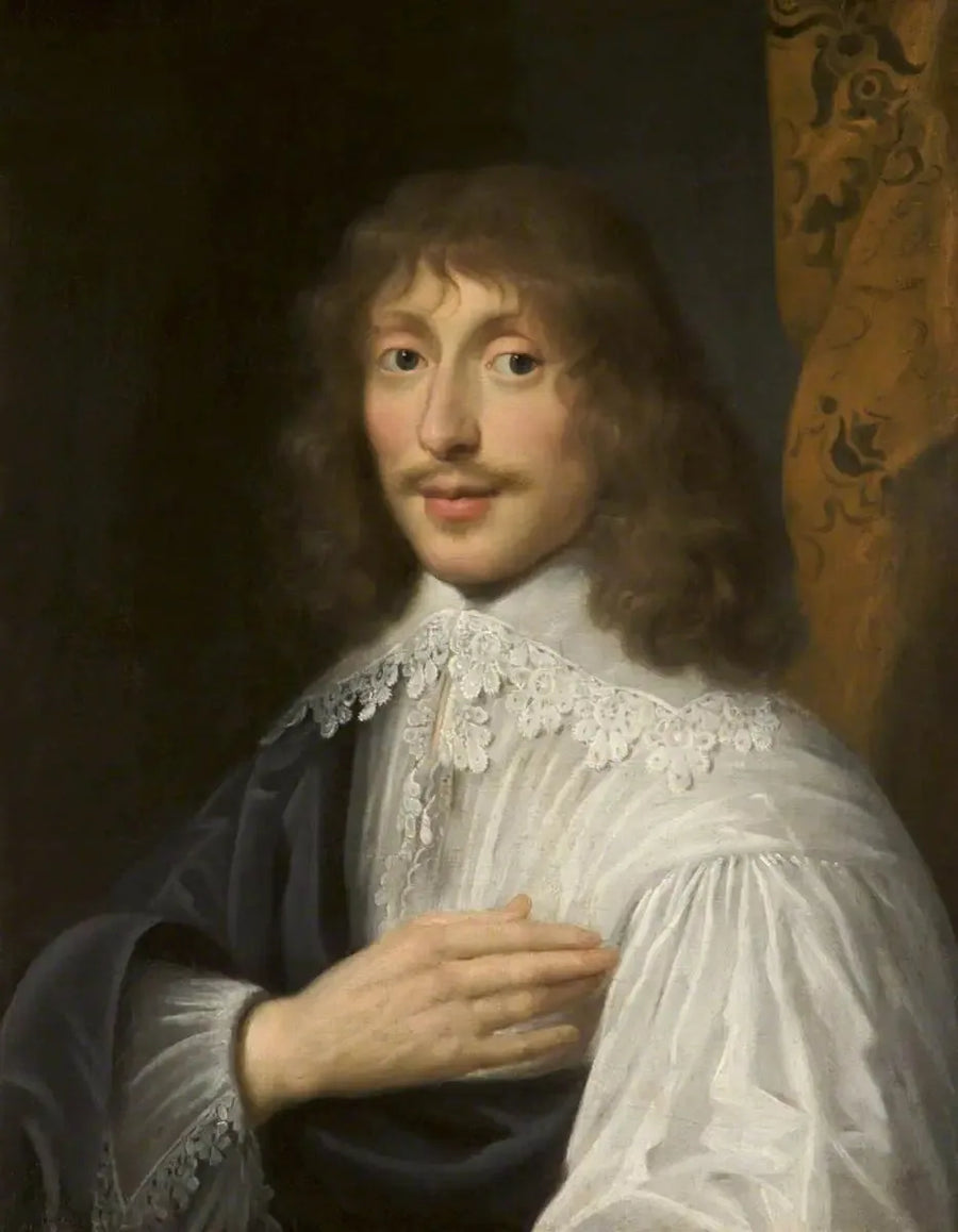 Это, вероятно, изображение Джорджа Вильерса (1592–1628), первого герцога Баккенгема — Антуан ван Дейк