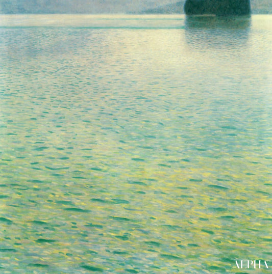 Île dans l'Attersee - Gustav Klimt - Reproductions de tableaux et peintures haut de gamme