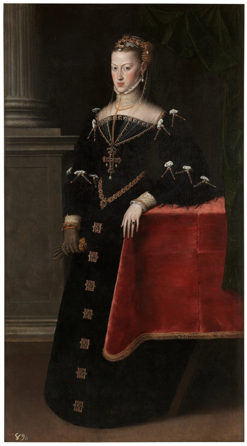 Impératrice Marie d'Autriche, épouse de Maximilien II - Antonio Moro
