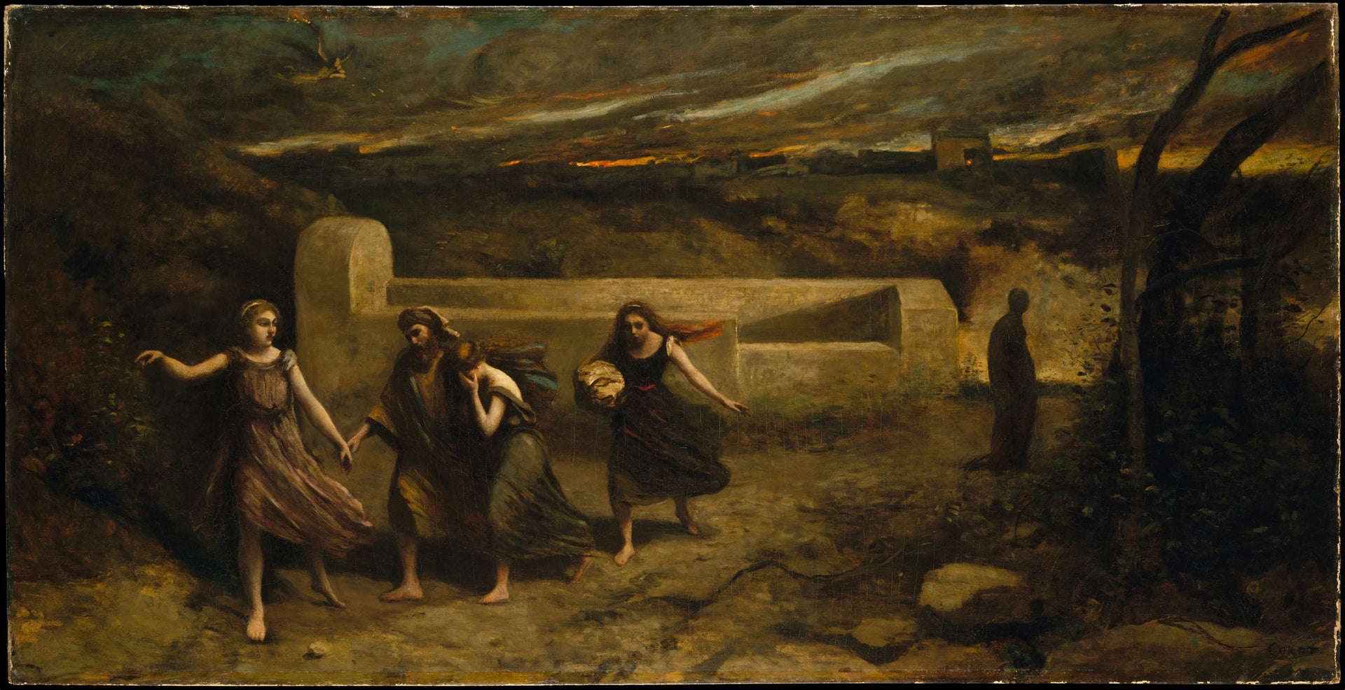 L'Incendie de Sodome - Camille Corot