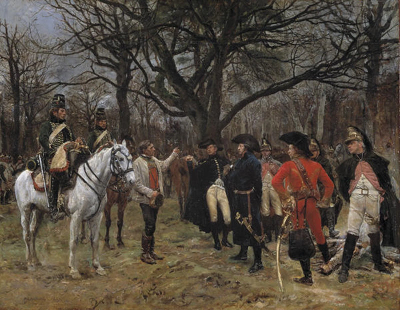 Information (Général Desaix et le Paysan) - Ernest Meissonier