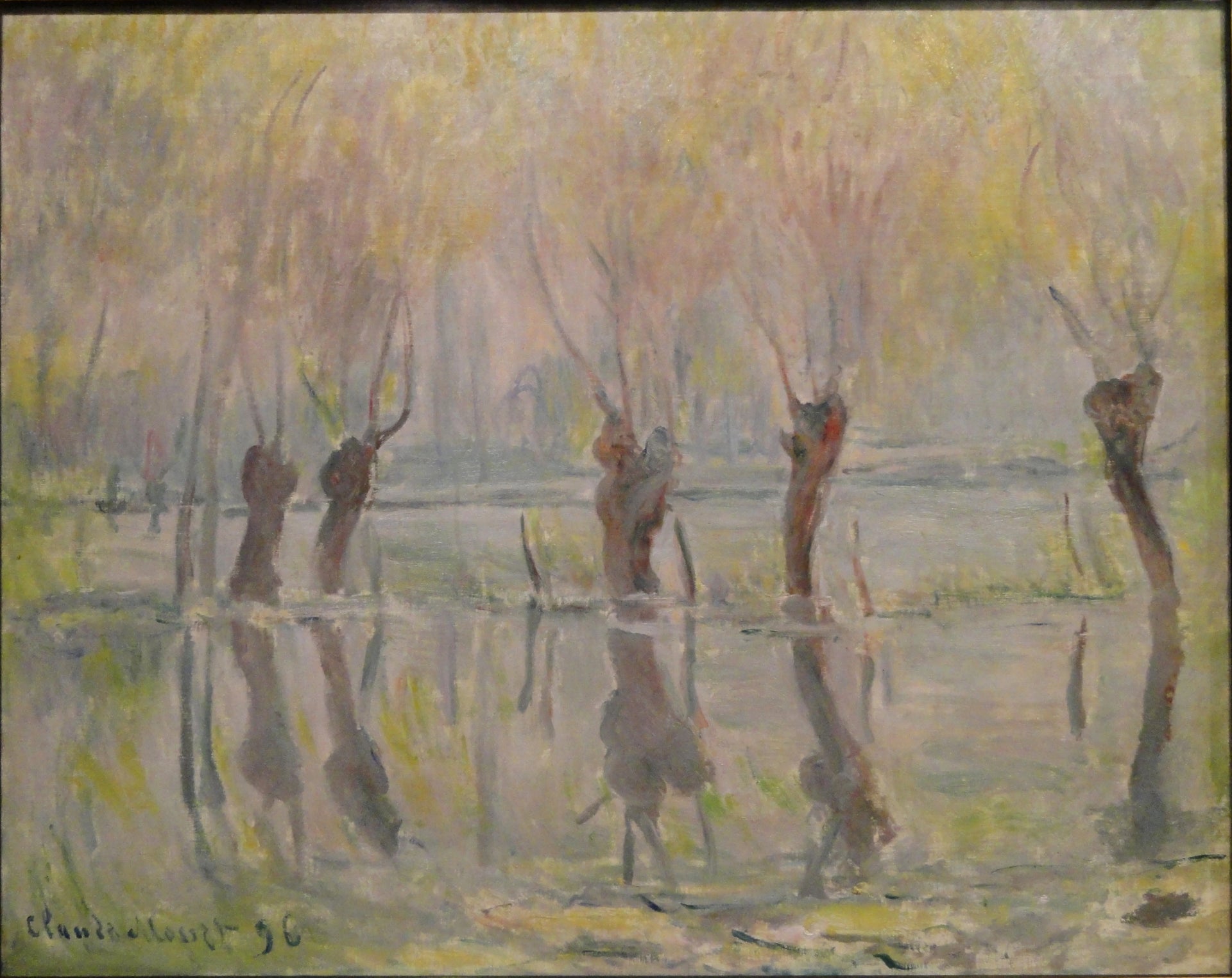 Inondation à Giverny de Claude Monet, 1896 – Ny Carlsberg Glyptotek MIN 3632, Wildenstein 1438