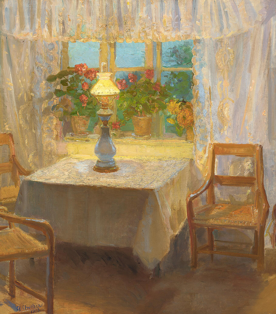 Интерьер. - Anna Ancher