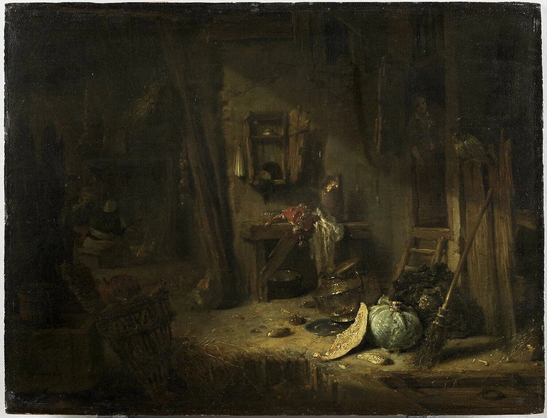 Intérieur d'une cuisine rustique - Willem Kalf