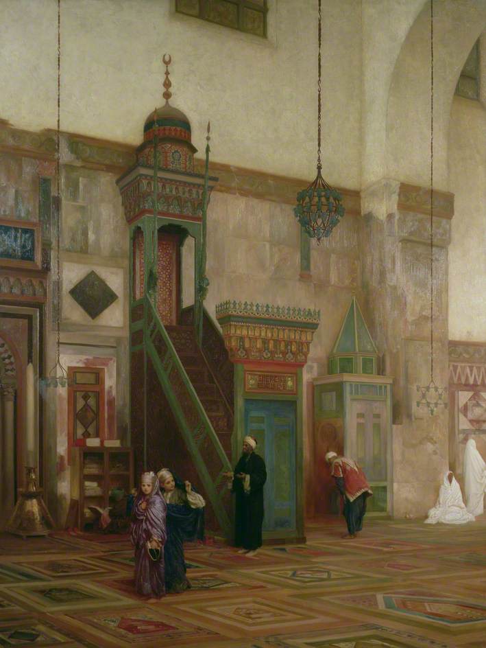 Intérieur de la Grande Mosquée de Damas - Frederic Leighton - Alpha Reproduction