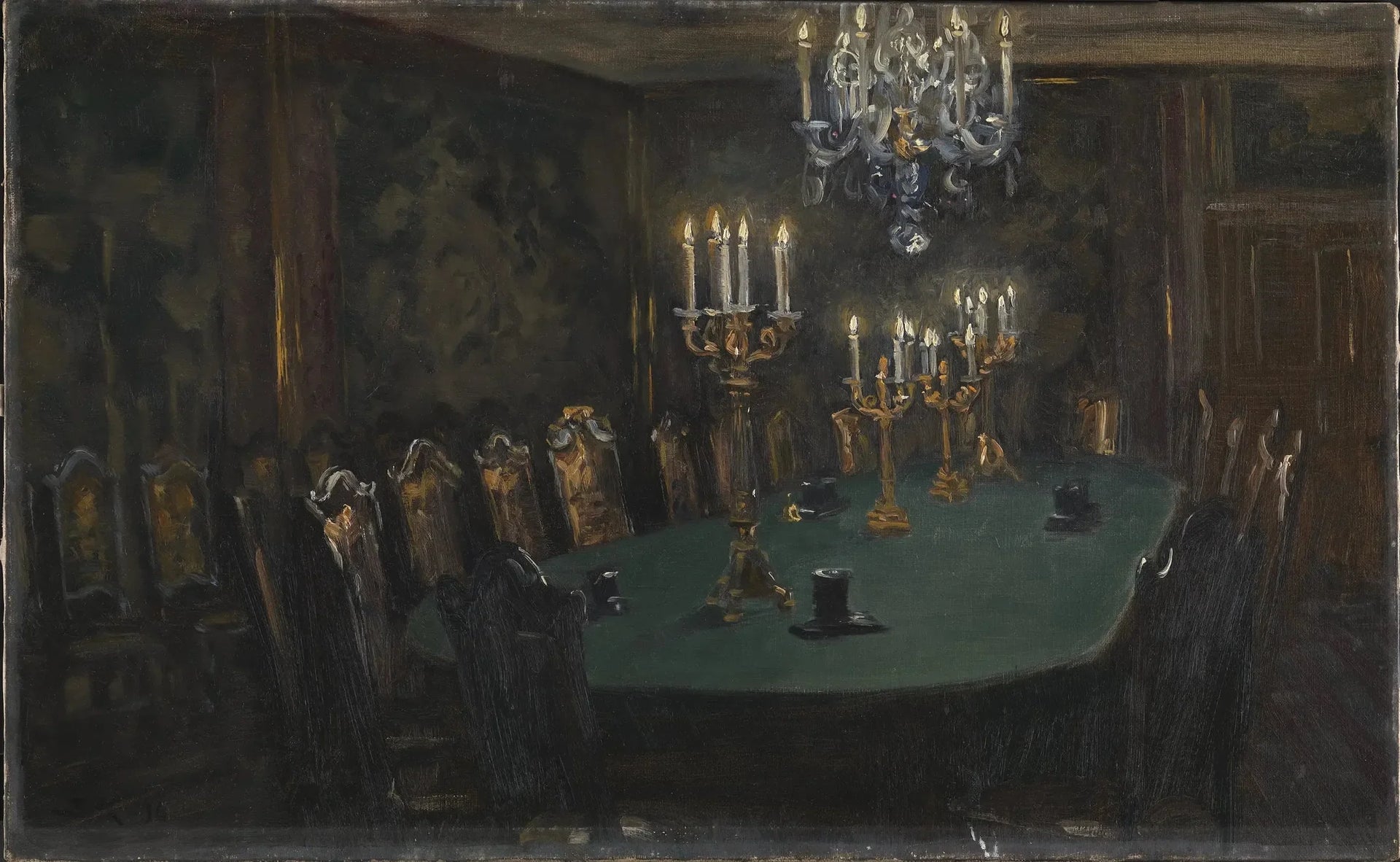 Intérieur - Peder Severin Krøyer image 1 reproduction d’œuvre d’art à l’huile