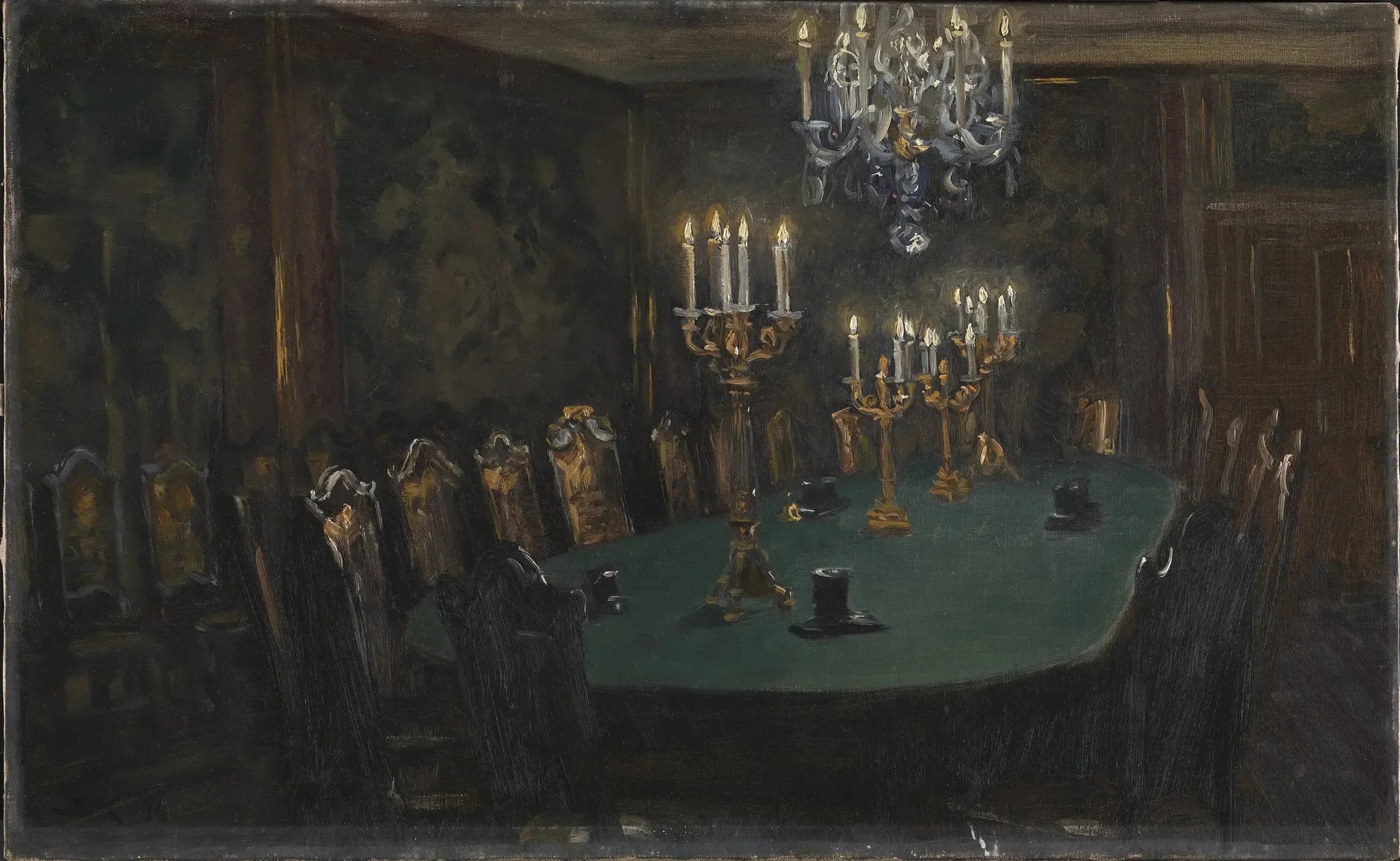 Intérieur - Peder Severin Krøyer image 1 reproduction d’œuvre d’art à l’huile