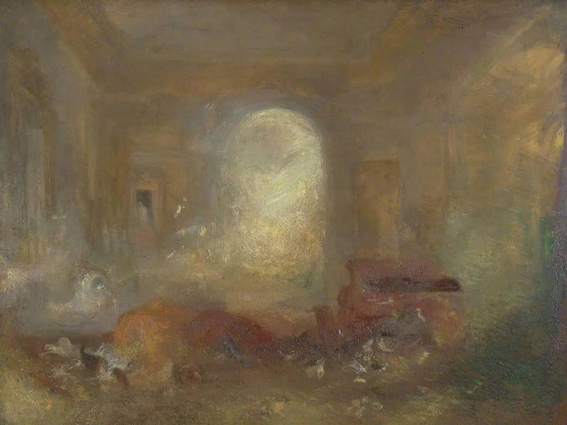 Интерьер великого дома: Гостиная, замок Ист-Каус - Дж. М. У. Тёрнер