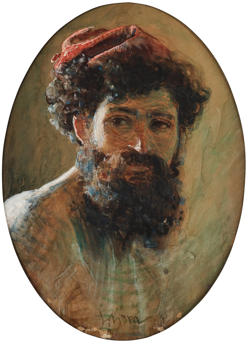 Итальянец с красной шляпой - Андерс Зорн