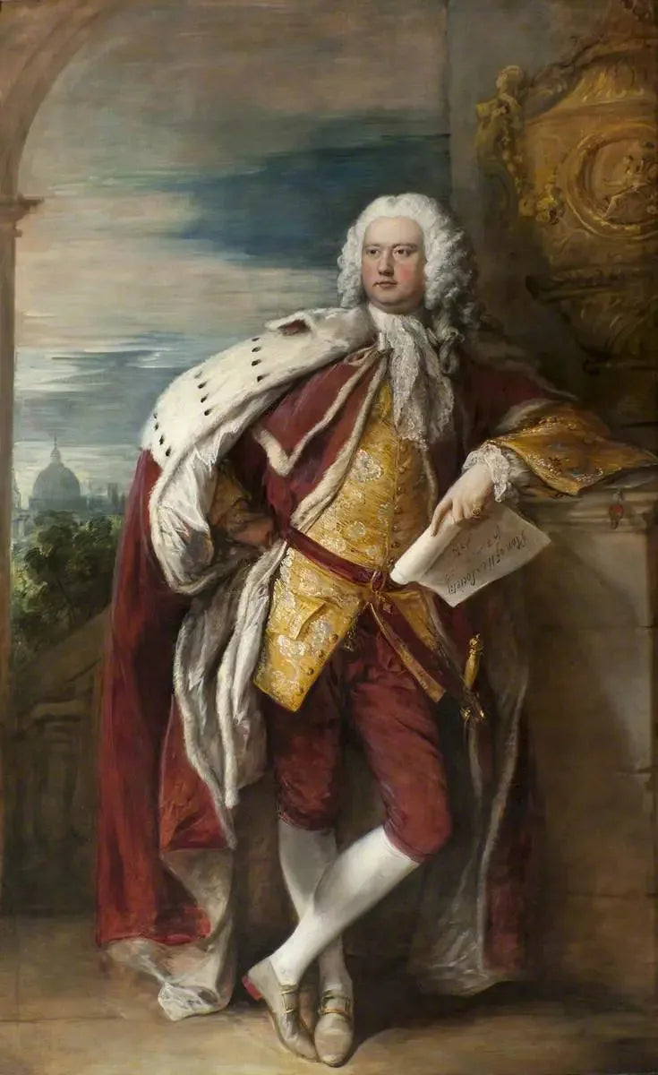 Джакоб Бувери (1694–1761), первый виконт Фолкстон и первый президент Общества искусств (по Томуасу Хадсону) - Томас Гейнсборо
