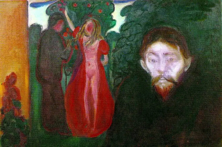 Reproduction du tableau « Jalousie - Edvard Munch » par Alpha Reproduction en peinture à l’huile