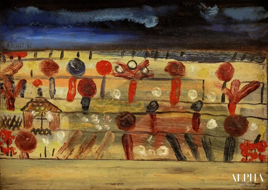 Jardin dans la plaine II - Paul Klee - Reproductions de tableaux et peintures haut de gamme