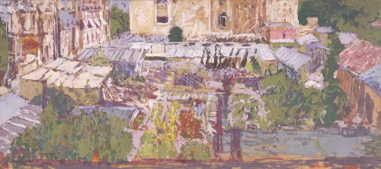 Jardin fleuri rue de la Tour - Édouard Vuillard - Alpha Reproduction