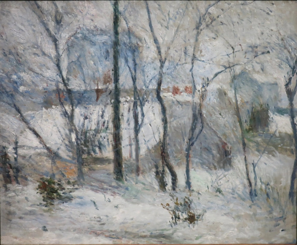 Reproduction du tableau « Jardin sous la neige II - Paul Gauguin » par Alpha Reproduction en peinture à l’huile