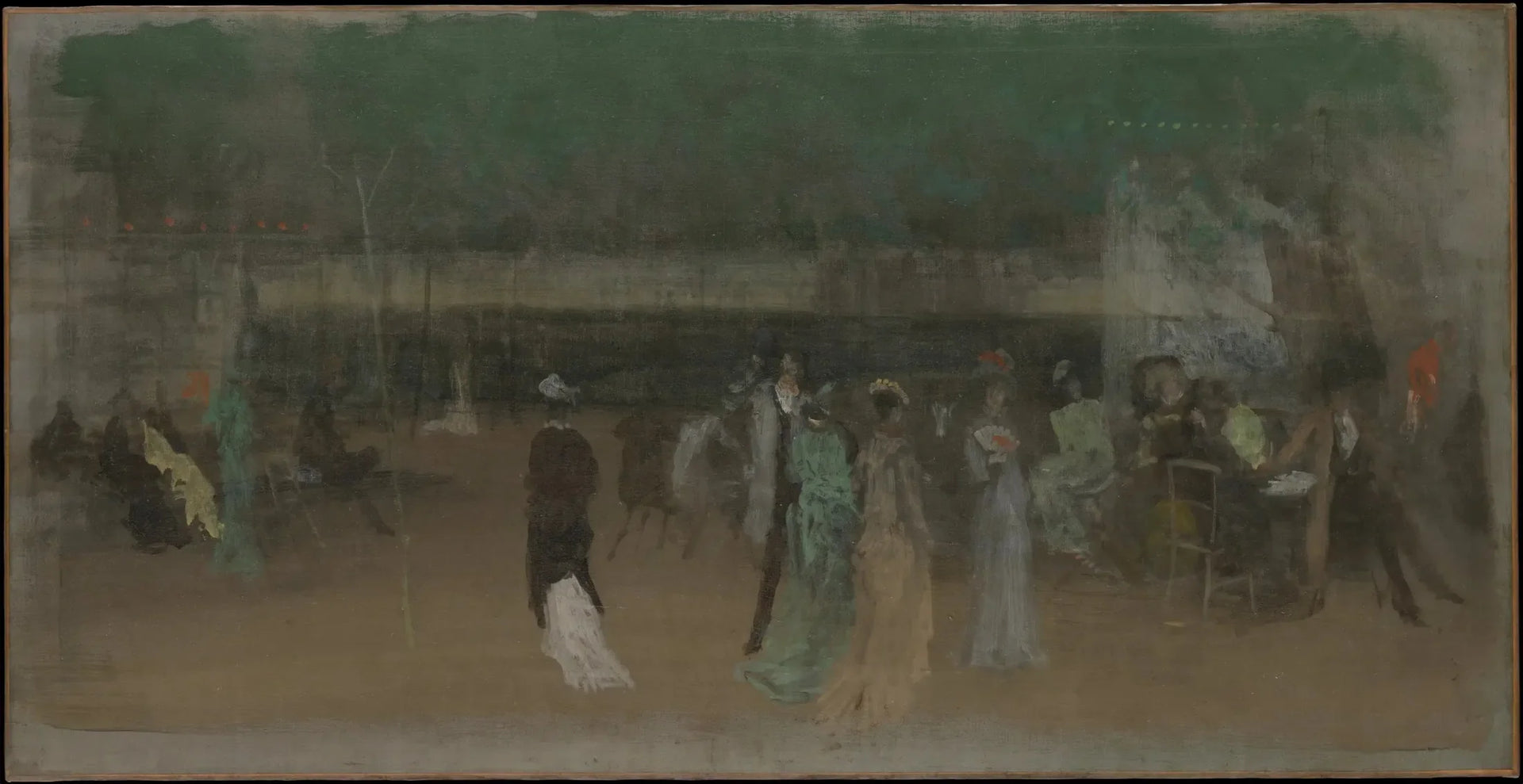 Jardins de Cremorne, n° 2 - James Abbott McNeill Whistler image 1 reproduction artisanale de tableau