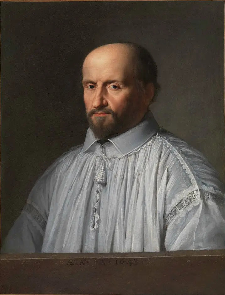 Jean Duvergier du Hauranne abbé de Saint-Cyran - Philippe de Champaigne - Alpha Reproduction