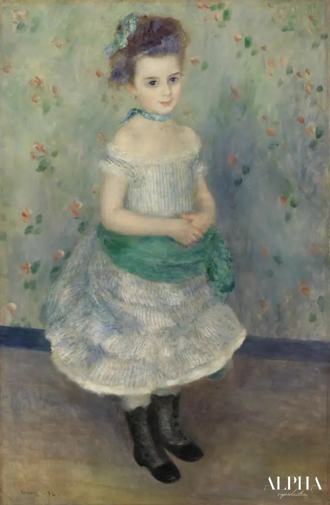 Jeanne Durand-Ruel - Pierre-Auguste Renoir - Reproductions de tableaux et peintures haut de gamme