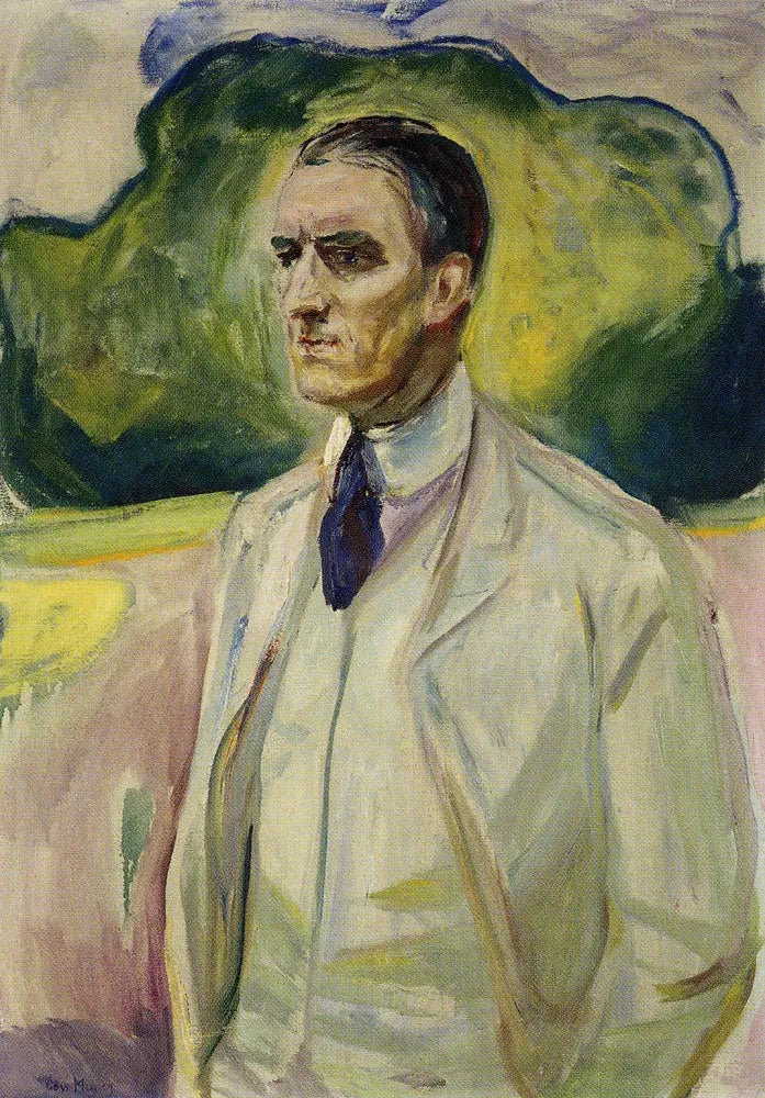 Reproduction du tableau « Jérôme Heyerdahl - Edvard Munch » par Alpha Reproduction en peinture à l’huile