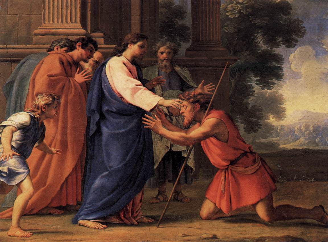 Jésus Christ guérissant l’aveugle - Eustache Le Sueur - Alpha Reproduction