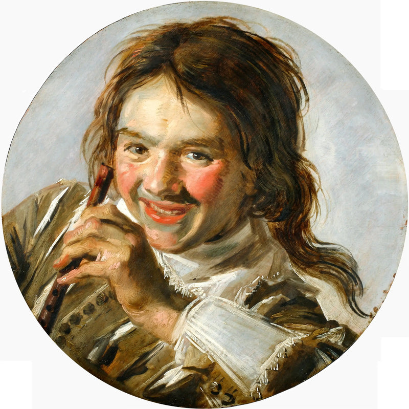 Мальчик, смеющийся с флейтой - Франс Халс
