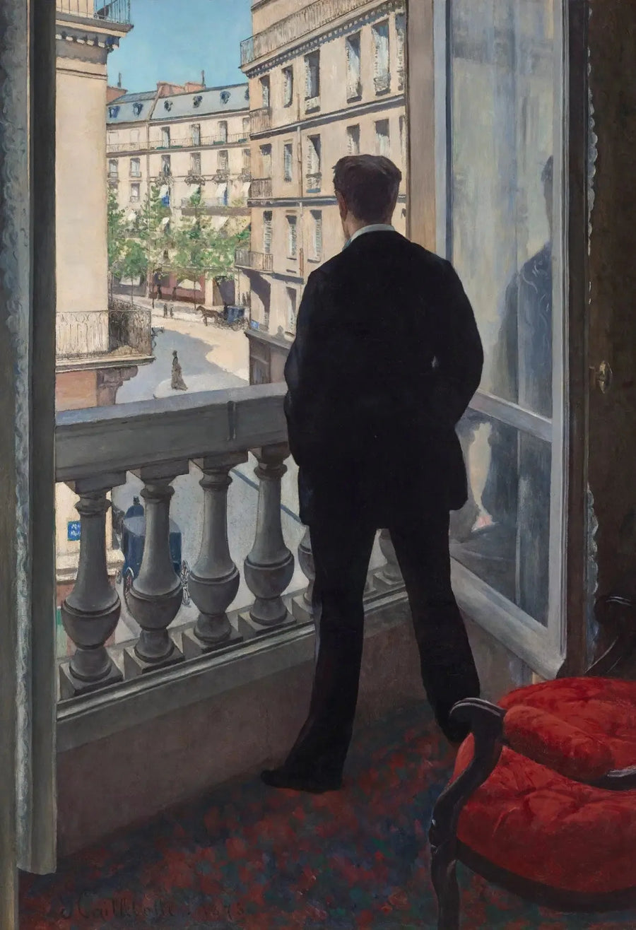 Молодой человек у окна - Гюстав Каййботт
