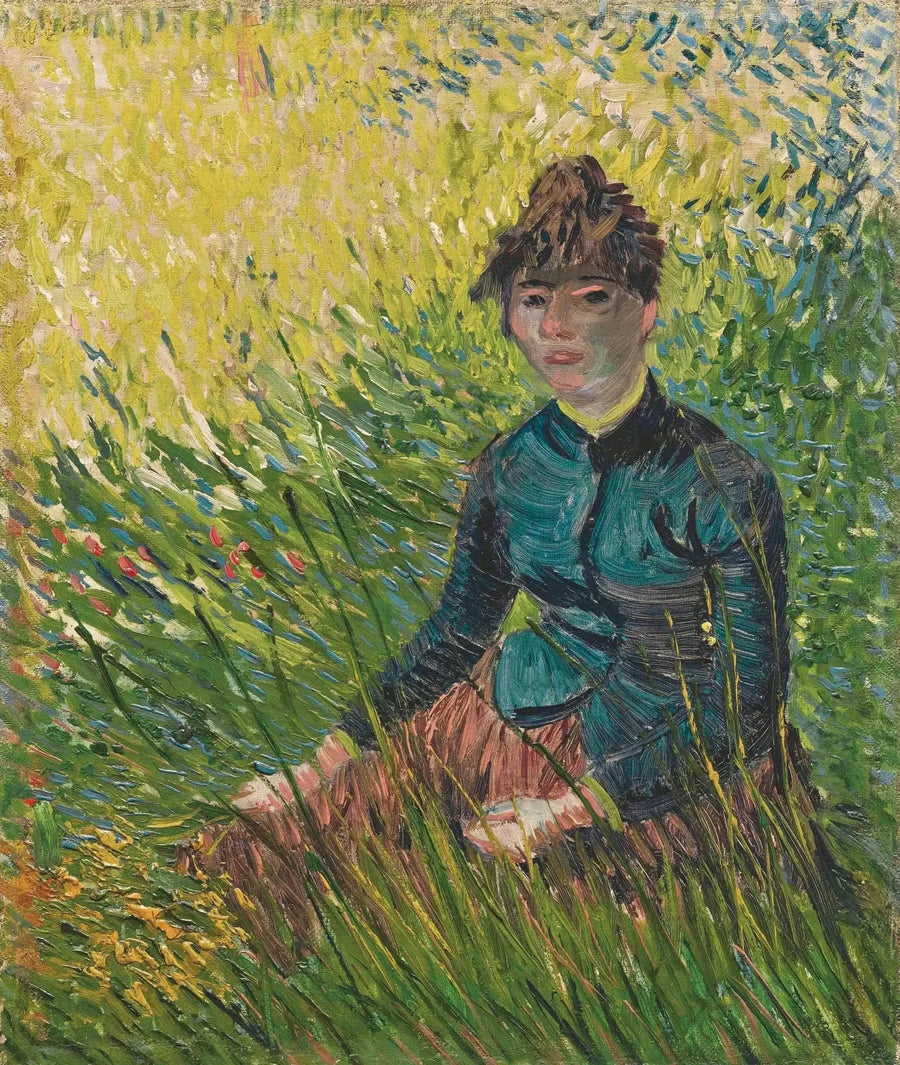 Женщина в пшеничном поле - Vincent van Gogh