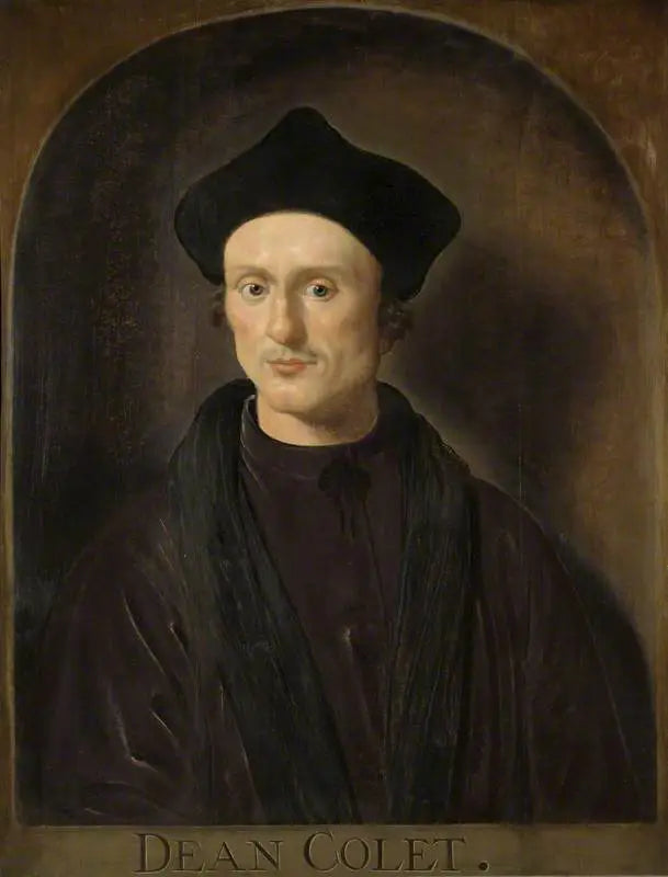 Джон Коулет (1467–1519), декан собора Святого Павла (1504/1505–1519), основатель школы Святого Павла - Ганс Холбайн Младший