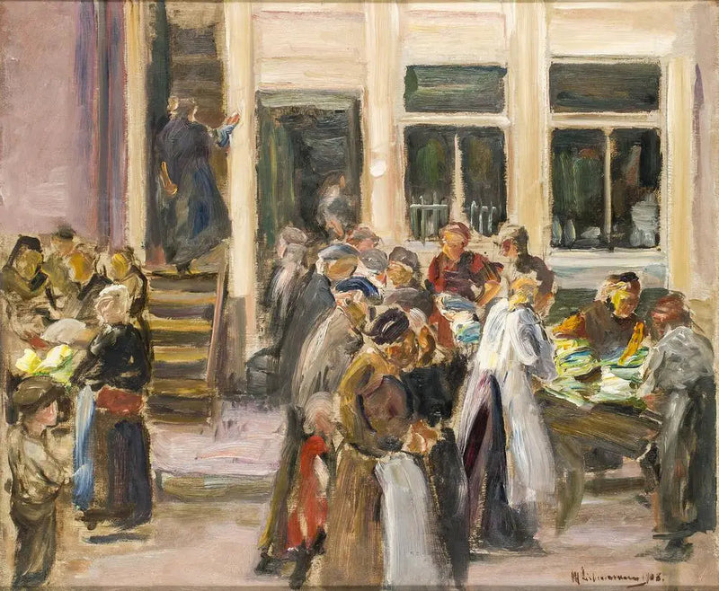 Юденгассе в Амстердаме - Макс Либерман