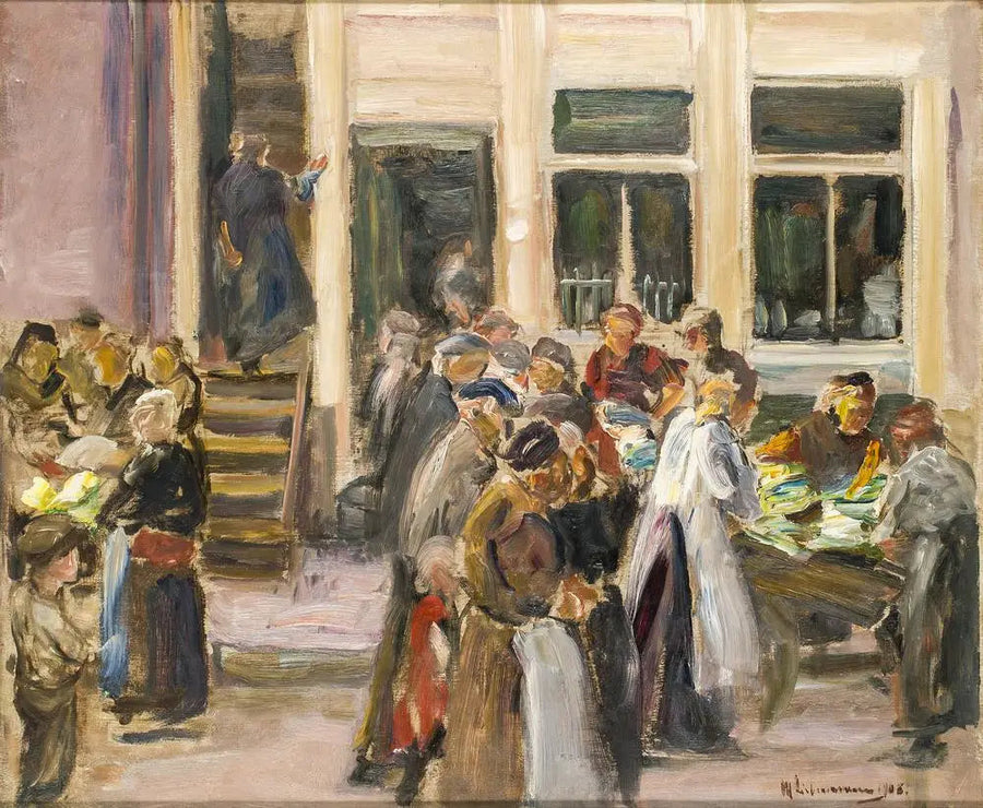 Юденгассе в Амстердаме - Макс Либерман