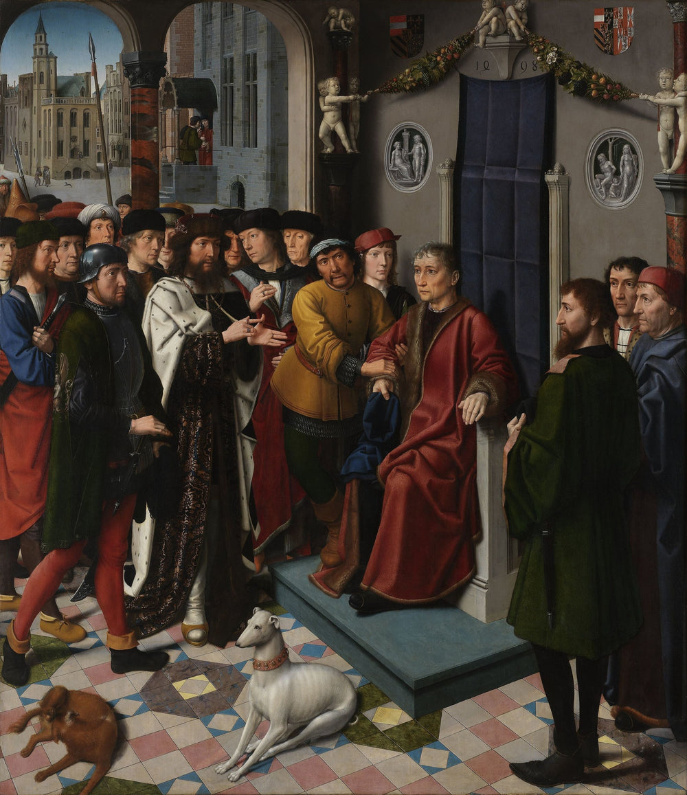 Justice de Cambyse: l’arrestation de Sisamnès - Gérard David - Alpha Reproduction
