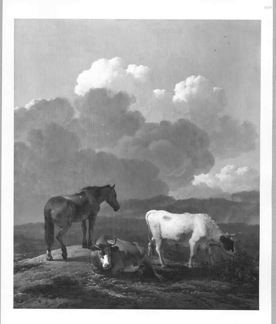 Paysage italien avec animaux - Karel Dujardin