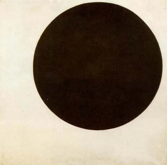 Cercle noir, peinture de Kazimir Malevitch