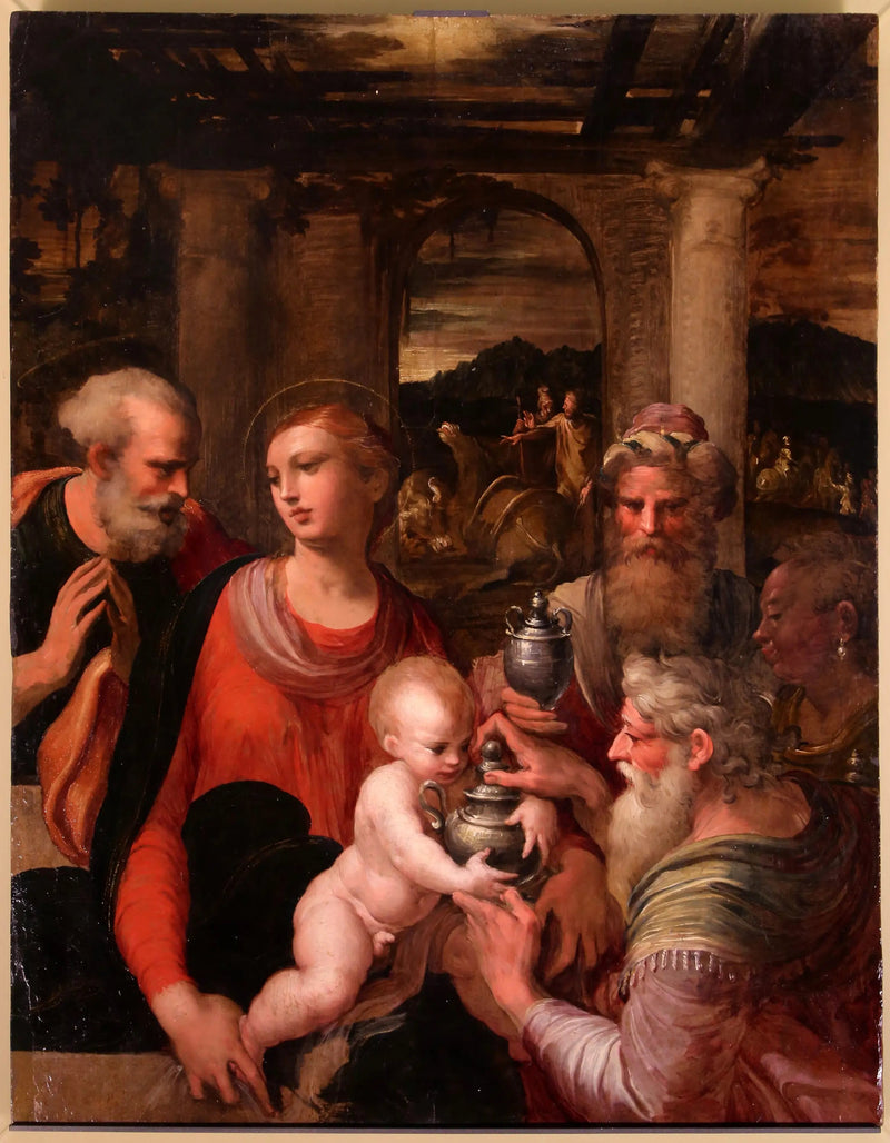 Поклонение волхвов - Parmigianino
