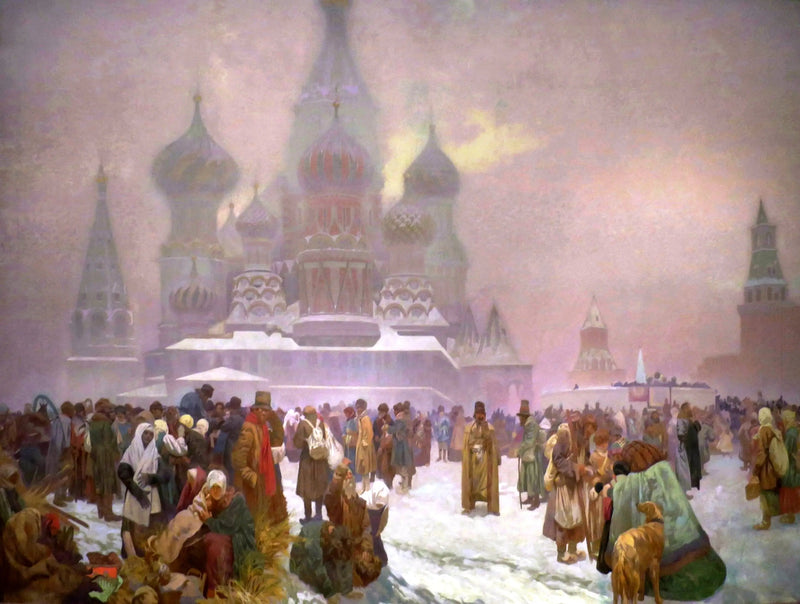 Освобождение русских крестьян - Альфонс Муха