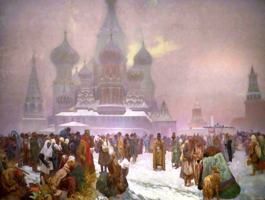 Освобождение русских крестьян - Альфонс Муха